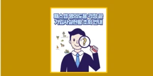 가입사실현황 조회